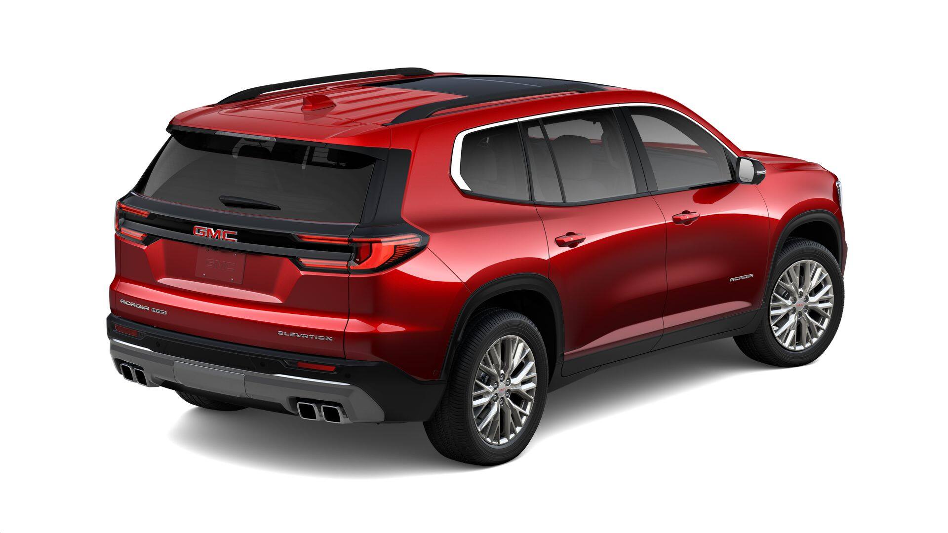 2026 GMC Acadia — rear three-quarter view