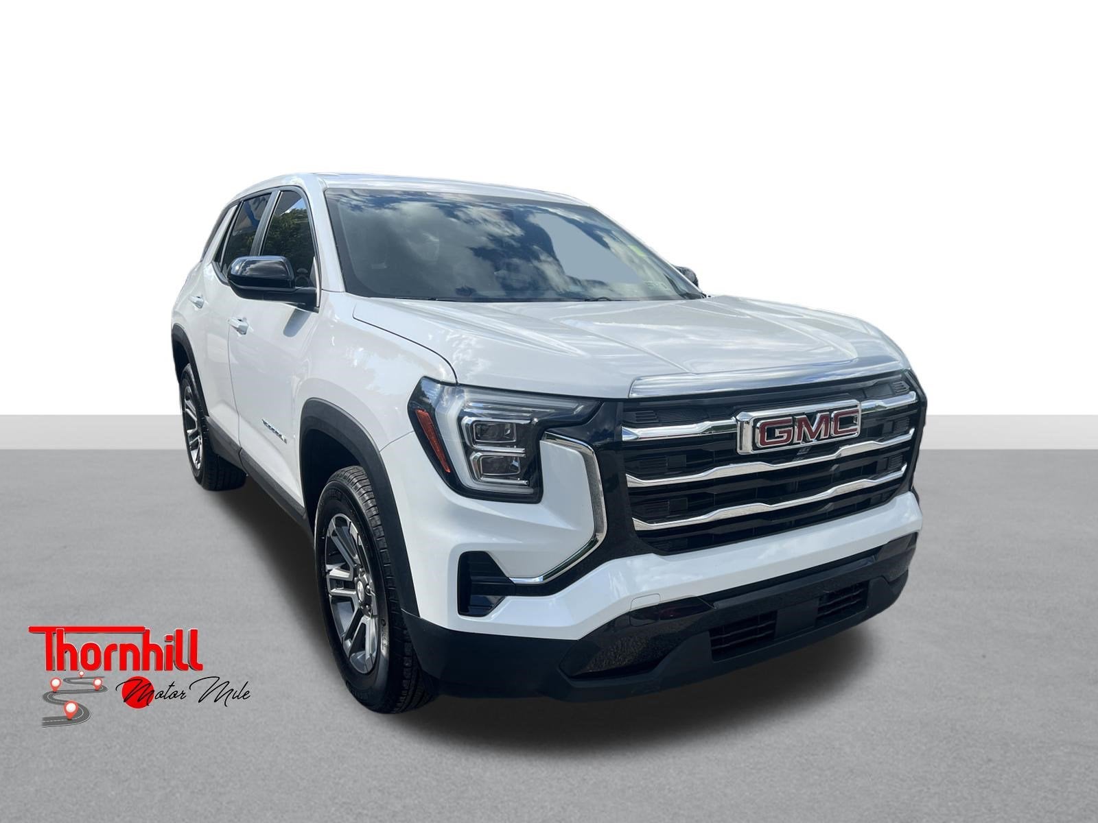 2025 GMC Terrain Elevation in Summit White — front three-quarter view