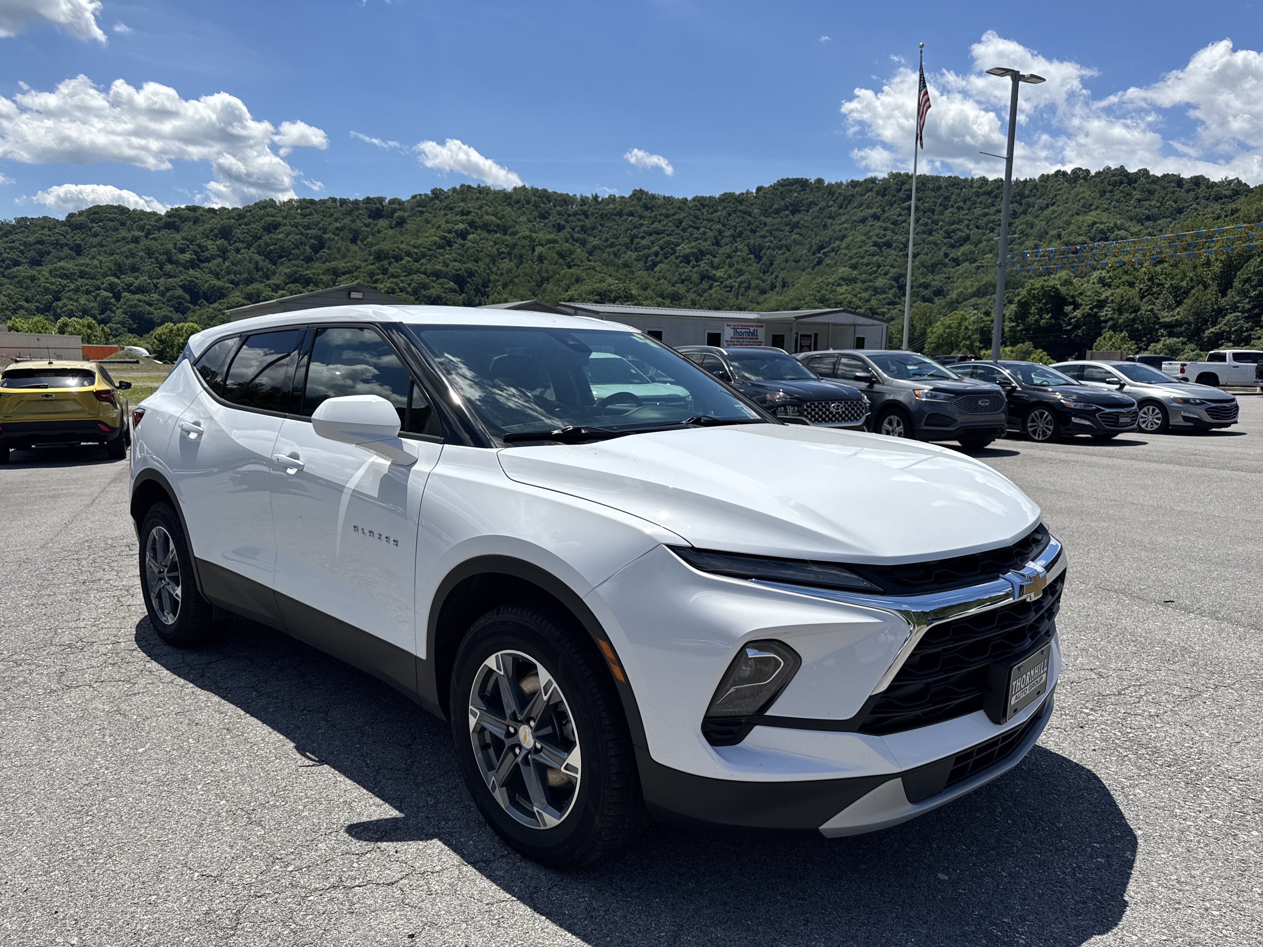 2025 Chevrolet Blazer — rear three-quarter view