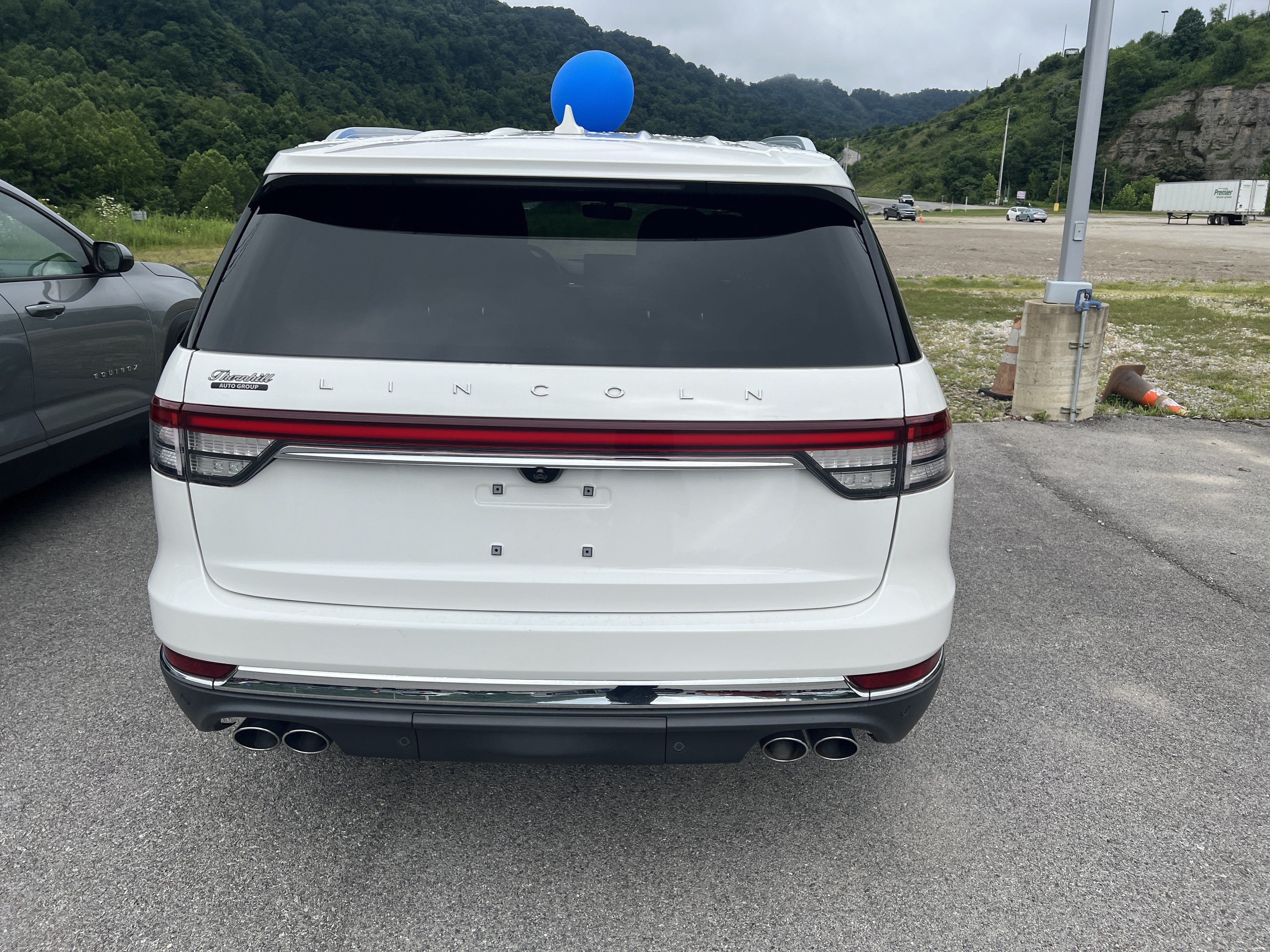 2021 Lincoln Aviator — rear three-quarter view