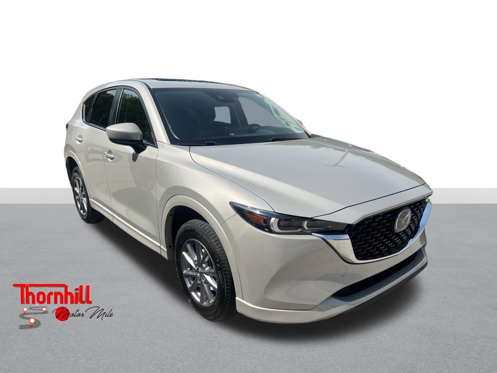 2025 Mazda Mazda CX-5 2.5 S Preferred Package in Tan — front three-quarter view